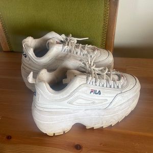 womens filas disruptor 2 extra chunky